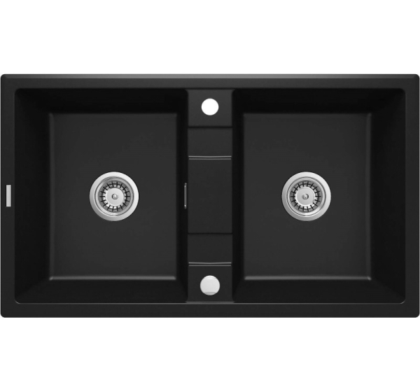 2-bowl granite sink