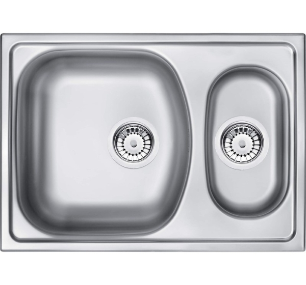 1.5-bowl steel sink