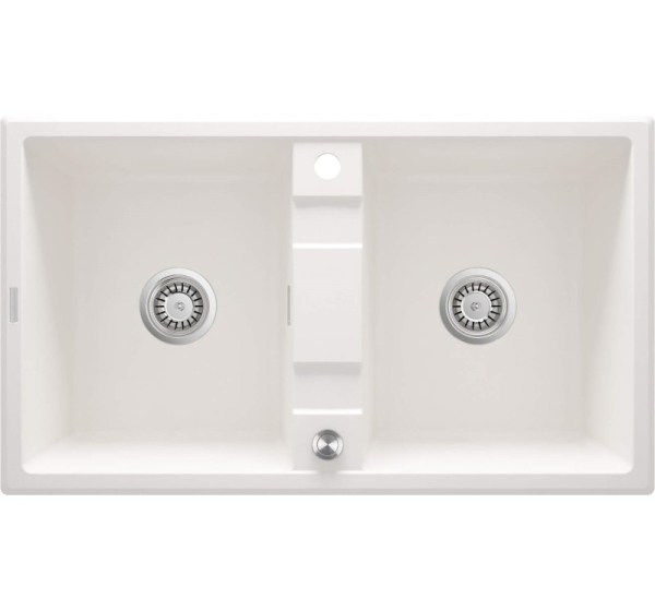 2-bowl granite sink