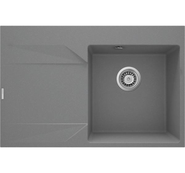 Granit. sink 1-bowl with drainer - left