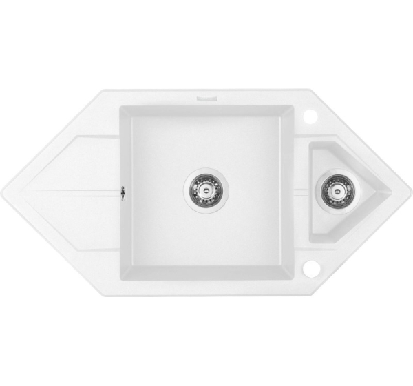 1.5-bowl granite sink with drainer - Space-Saver