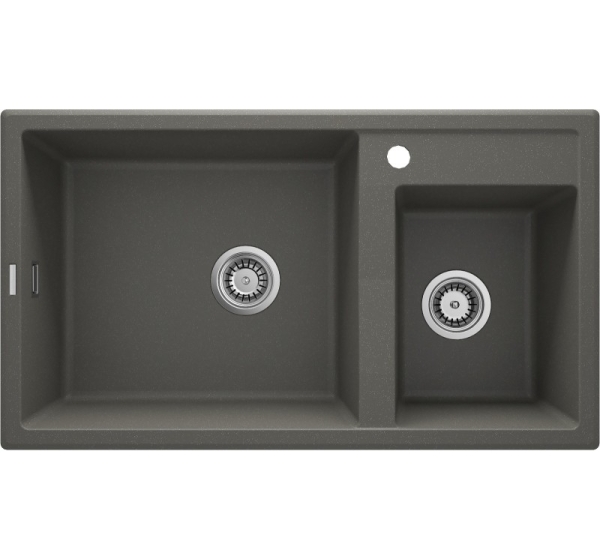 2-bowl granite sink
