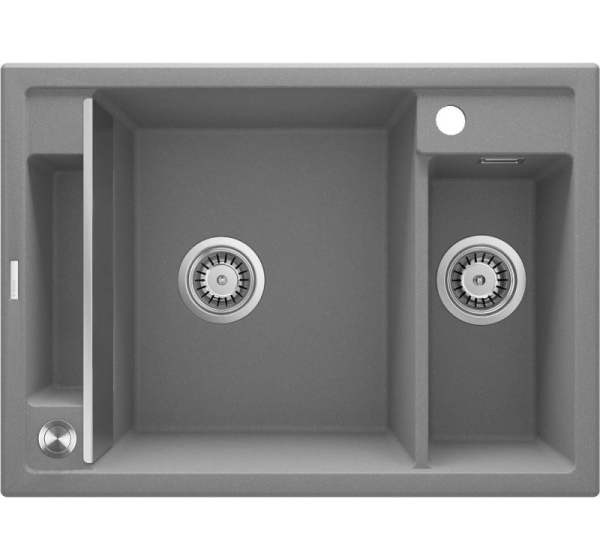 Magnetic granite sink 1.5-bowl
