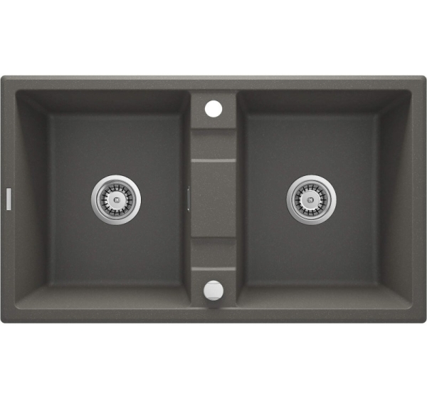 2-bowl granite sink