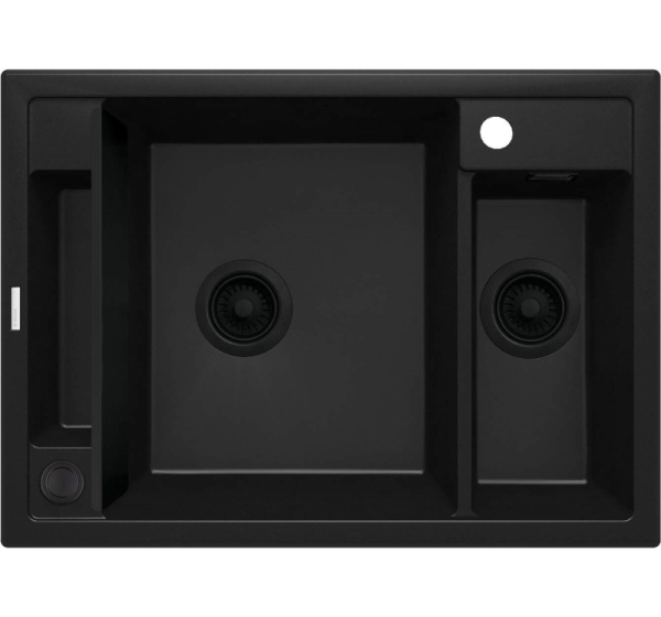 Magnetic granite sink 1.5-bowl