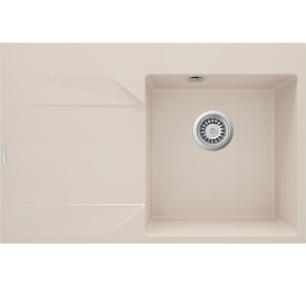 Granit sink 1-bowl with drainer - left