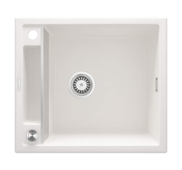 Magnetic 1-bowl granite sink