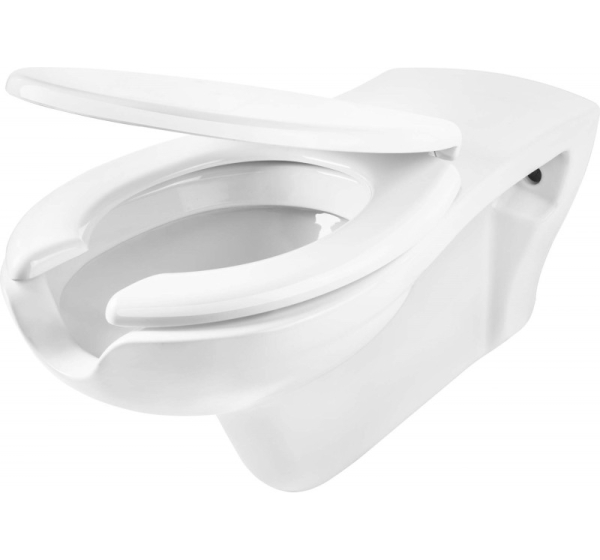 Toilet bowl with seat for people with reduced mobility