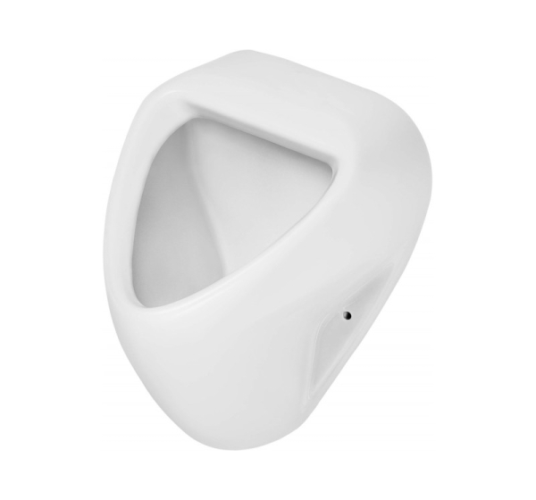 Hanging urinal - water connection from the back