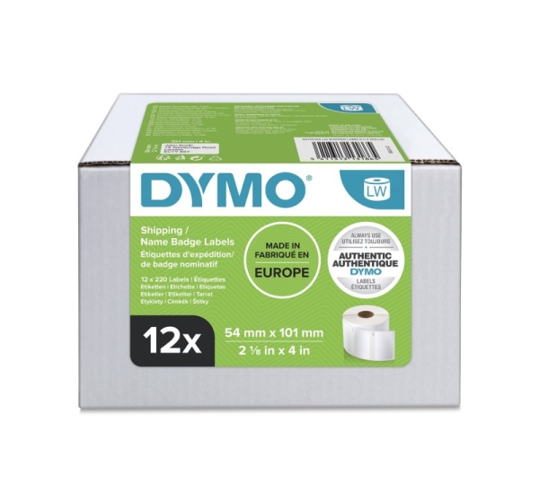 Labels 54x101 shipping/white 12x220 pcs