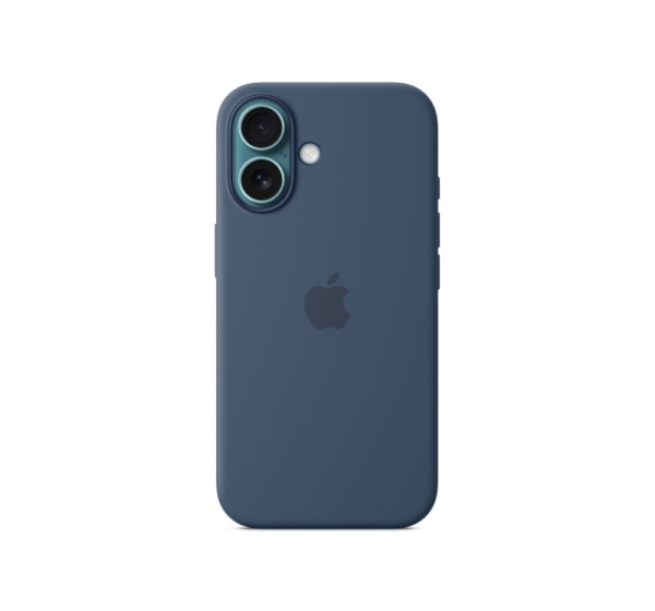 Apple iPhone16 Silicone Case with MagSafe - Denim
