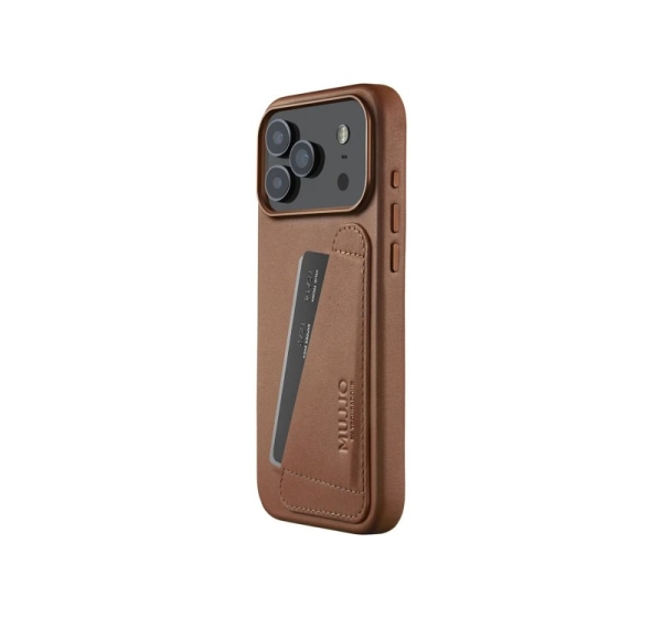 Mujjo MUJJO-CL-064-TN mobile phone case 17.5 cm (6.9") Wallet case Tan