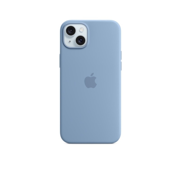 Apple iPhone 15 Plus Silicone Case with MagSafe - Winter Blue