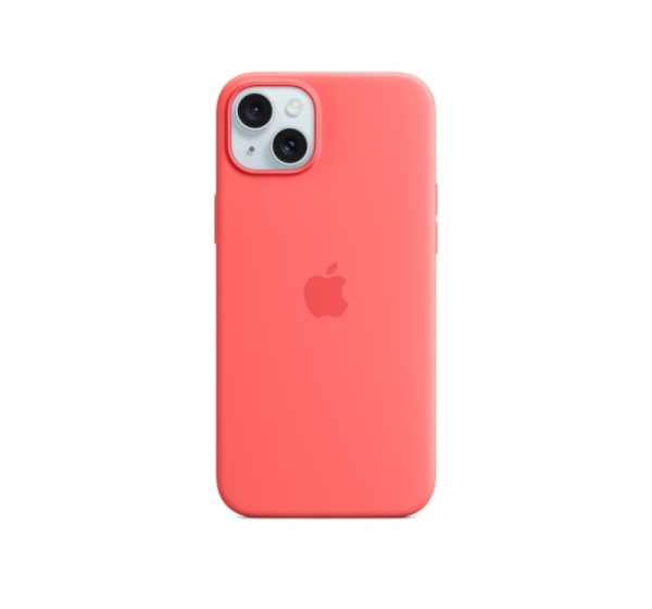 Apple iPhone 15 Plus Silicone Case with MagSafe - Guava