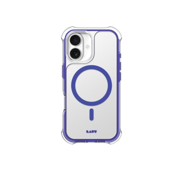 LAUT AERO PROTECT mobile phone case 16 cm (6.3") Cover Blue, Transparent