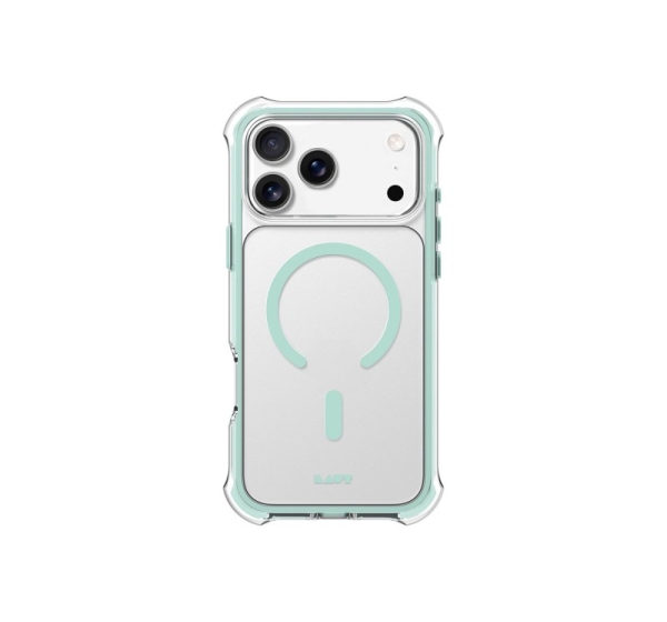 LAUT AERO PROTECT mobile phone case 17.5 cm (6.9") Cover Mint colour, Transparent