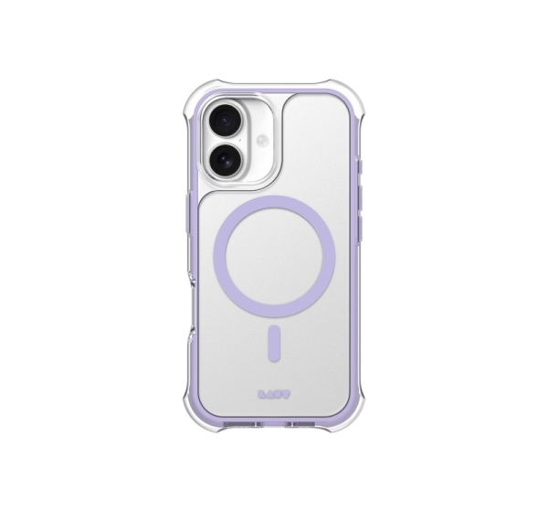 LAUT AERO PROTECT mobile phone case 16 cm (6.3") Cover Purple, Transparent
