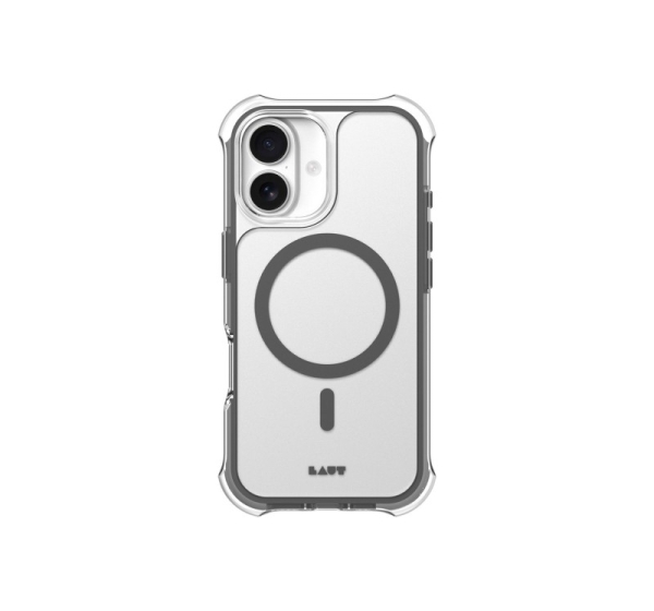 LAUT AERO PROTECT mobile phone case 16 cm (6.3") Cover Grey, Transparent