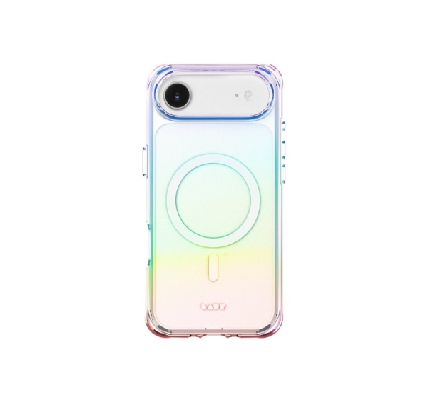 LAUT AERO HOLO mobile phone case 16.5 cm (6.5") Cover Pearl, Transparent