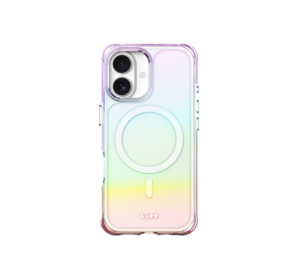 LAUT AERO HOLO mobile phone case 16 cm (6.3") Cover Pearl, Transparent