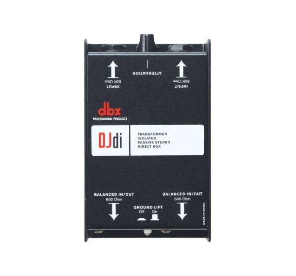 dbx DBXDJDI direct box Passive direct box Black