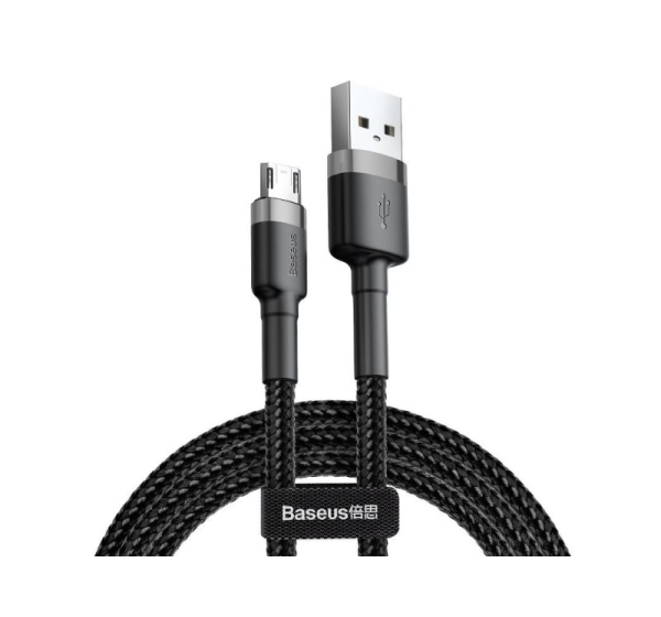 Baseus Cafule 2.4A 1m Micro USB cable (grey/black)