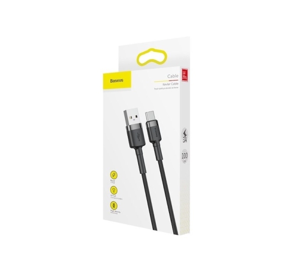 Baseus CATKLF-BG1 USB cable 1 m USB A USB C Black