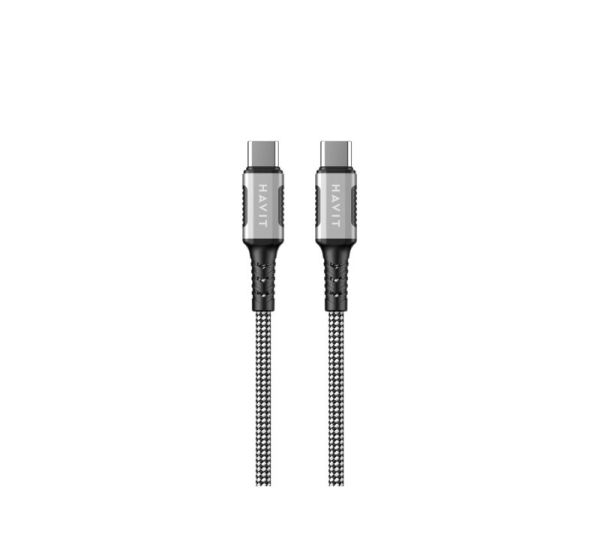 Havit CB6297 - Magnetic cable USB type C to USB type C, 1m (black)