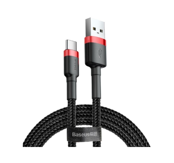 Baseus Cafule USB cable 2 m USB A USB C Black, Red