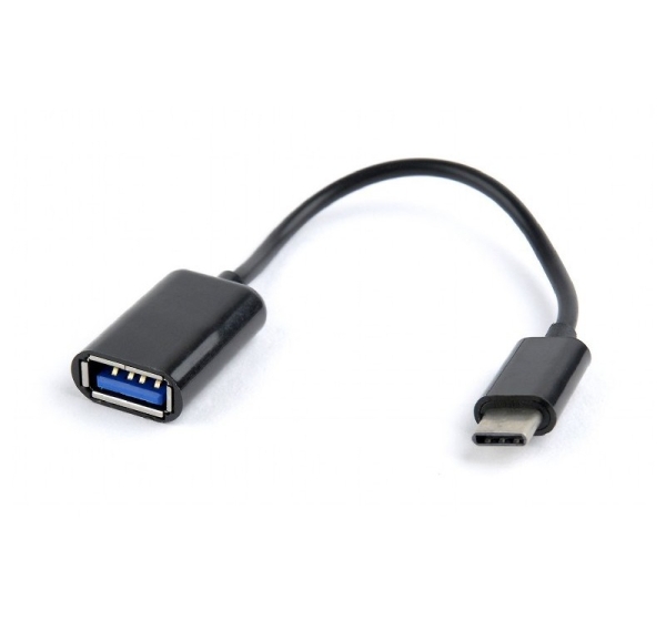Gembird A-OTG-CMAF2-01 USB cable 0.2 m USB C USB A Black