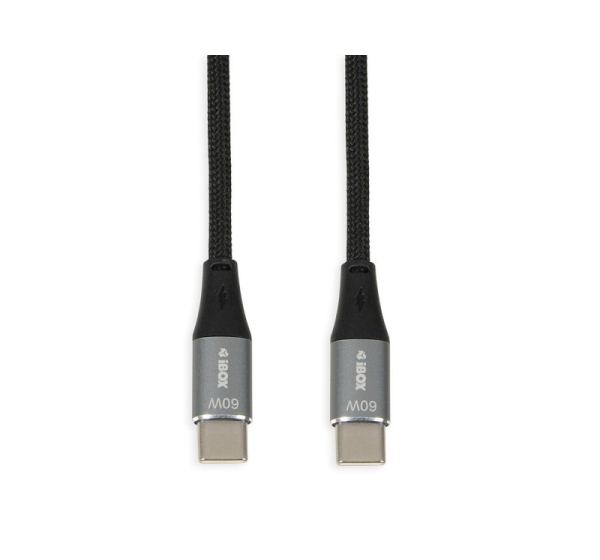iBOX IKUTC USB-C cable 60W 1m Black
