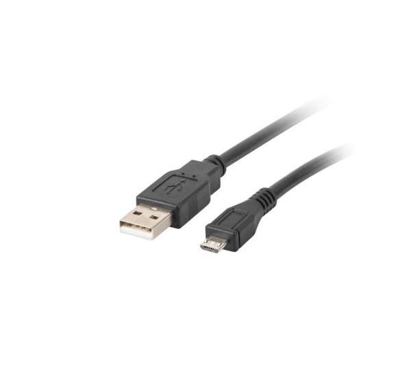Lanberg CA-USBM-10CC-0018-BK USB cable USB 2.0 1.8 m Micro-USB B USB A Black