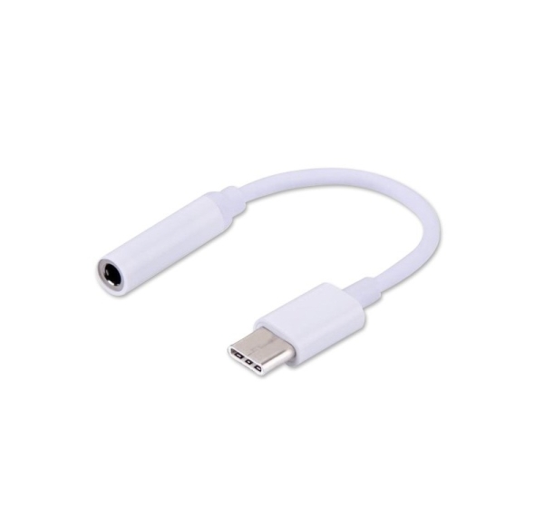 SAVIO USB Type 3.1 C (M) – Jack 3.5mm (F) Audio adapter White AK-35