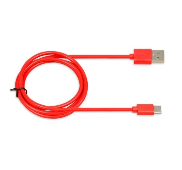 CABLE I-BOX USB 2.0 TYPE C, 2A 1M RED