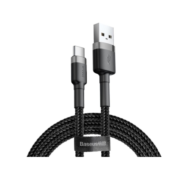 Baseus CATKLF-CG1 USB cable 2 m USB A USB C Black, Grey