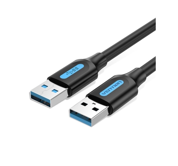 Vention USB 3.0 A Male to A Male Cable 0.5M Black PVC Type