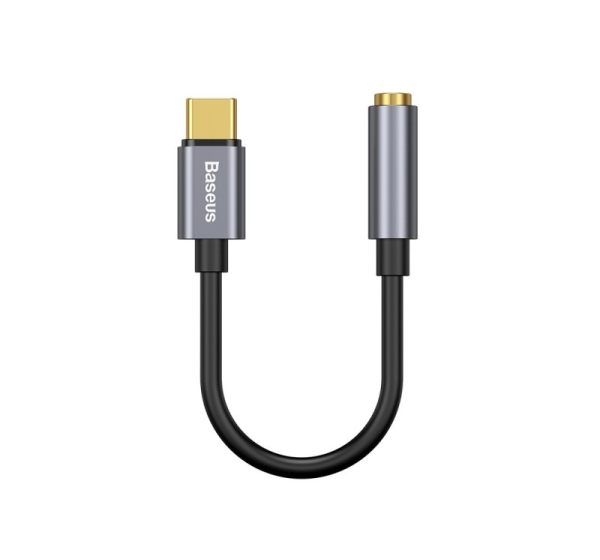 Baseus L54 mobile phone cable Black, Grey USB C 3.5mm