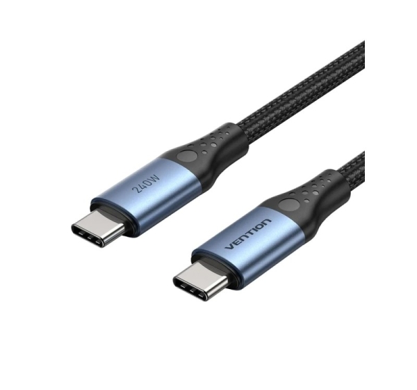 Vention USB 2.0 5A 240W 1.5m BLACK USB-C to C cable