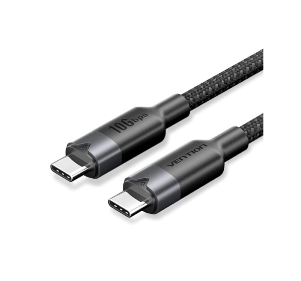 Vention USB 3.2 5A 10Gbps 1m BK USB-C to C cable