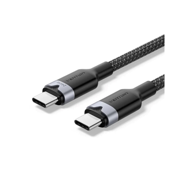USB-C to C 2.0 Vention 3.1 5A 240W 1m BK cable