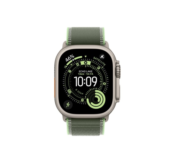 Apple Watch 49mm Green/Neon Trail Loop - M/L