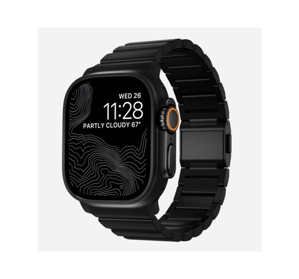 Nomad NM014834858 smart wearable accessory Band Black Titanium