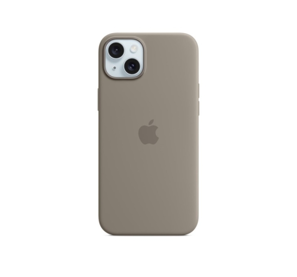 Apple iPhone 15 Plus Silicone Case with MagSafe - Clay