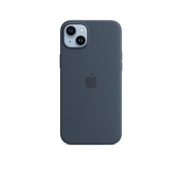 Apple iPhone 14 Plus Silicone Case with MagSafe - Storm Blue