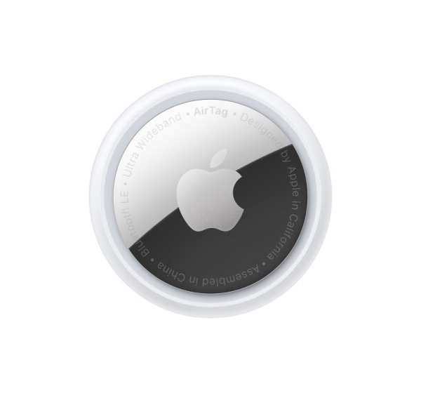 Apple AirTag Item Finder Silver, White