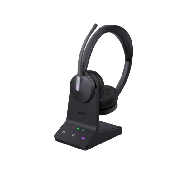 Yealink WH64 Dual Teams Headset Wireless Head-band Office/Call center USB Type-C Bluetooth Black