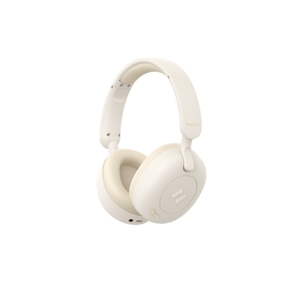 Havit H655BT - Bluetooth wireless headphones, beige