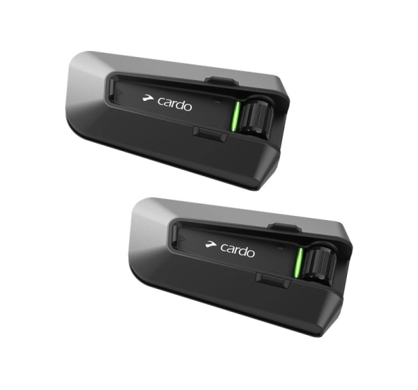 Cardo PT200101 motorcycle intercom 2 channels 1600 m Black
