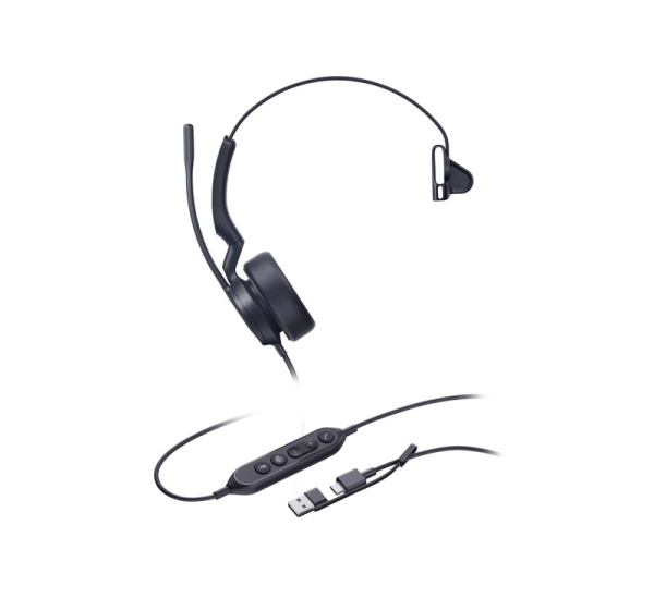 Yealink UH44 Mono Teams USB-C/A Headset