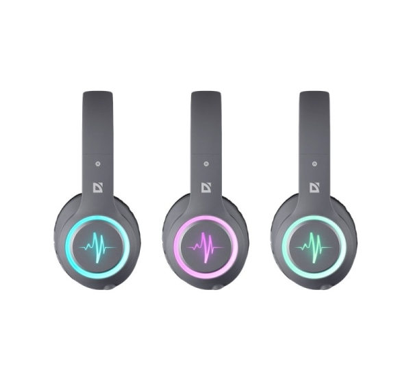 Wireless Headphones with microphone DEFENDER FREEMOTION B571 LED